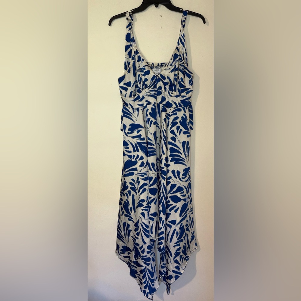 Alexis Women’s Blue Floral Dress Size Large